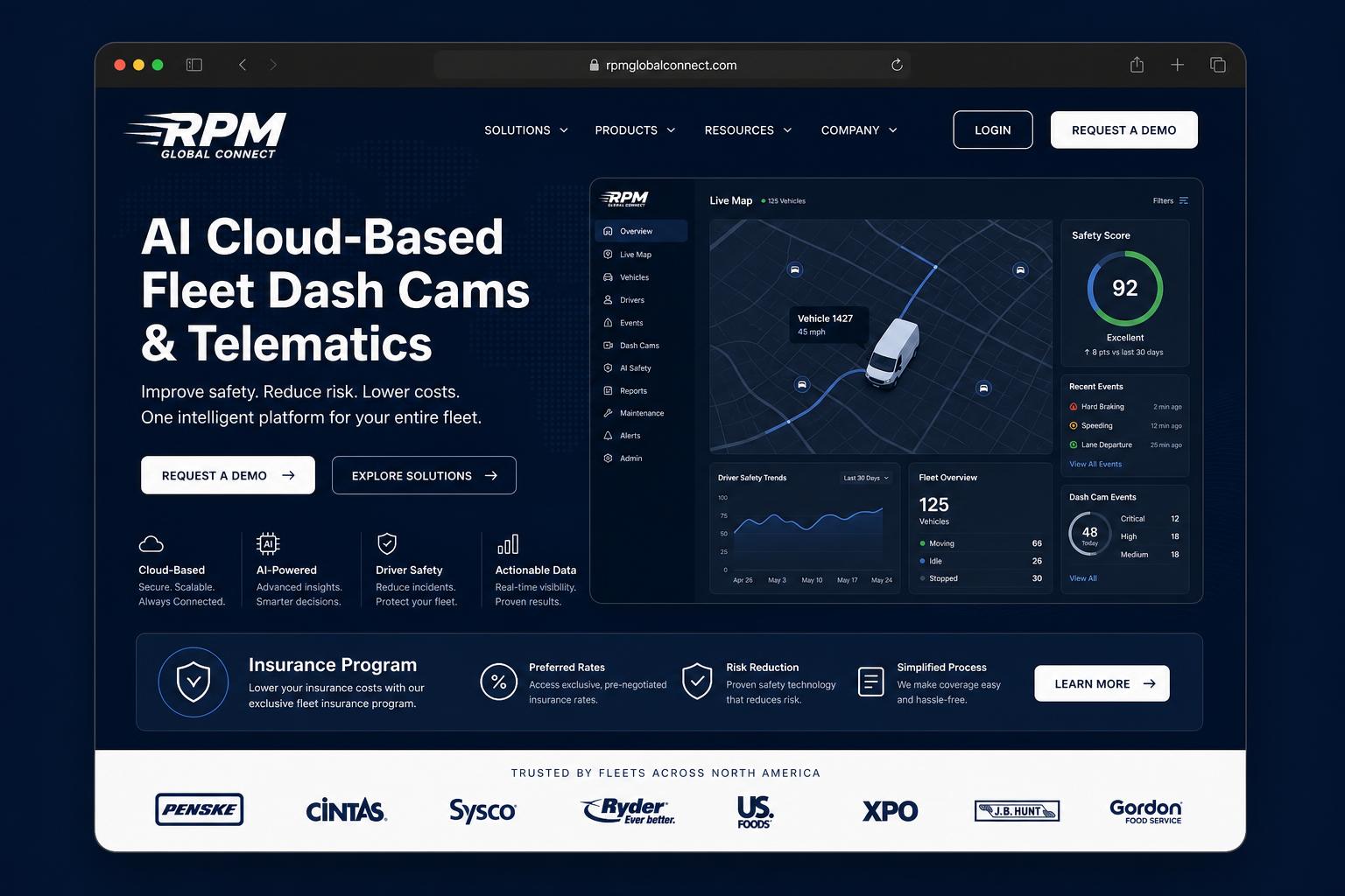 RPM Global Connect redesigned marketing website